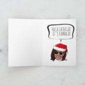 Funny Kamala Christmas: Alles, was ich zu Weihnach Karte (Innenseite)