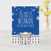 Funny Kamala Christmas: Alles, was ich zu Weihnach Karte (Gelbe Blume)