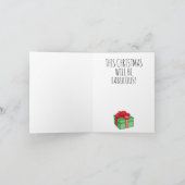 Funny Kamala Christmas: Kamala kommt in die Stadt Karte (Innenseite)