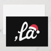 Funny Kamala Harris 2024 Comma La Christmas Feiertagskarte (Vorne/Hinten)