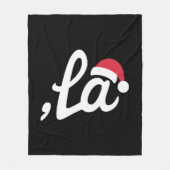 Funny Kamala Harris 2024 Comma La Christmas Fleecedecke (Vorderseite)