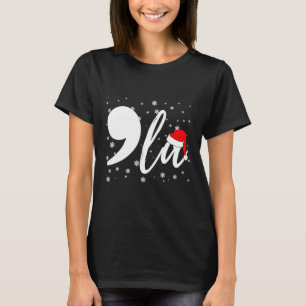 Funny Kamala Harris 2024 Comma La Christmas For Me T-Shirt