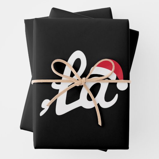 Funny Kamala Harris 2024 Comma La Christmas Geschenkpapier Set (Beispiel)