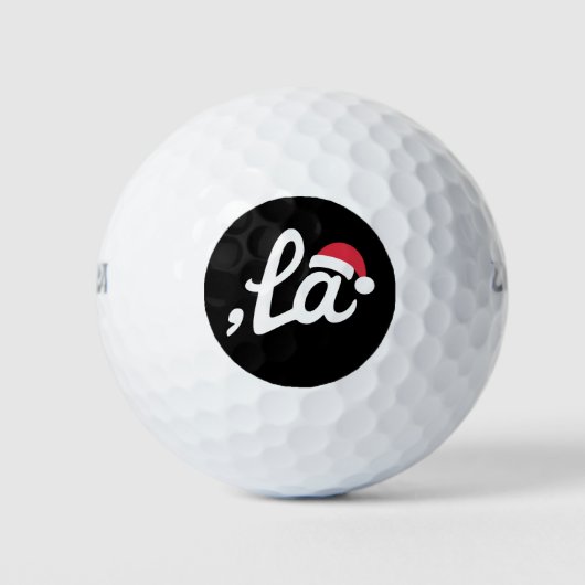 Funny Kamala Harris 2024 Comma La Christmas Golfball (Vorderseite)