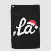 Funny Kamala Harris 2024 Comma La Christmas Golfhandtuch (Vorderseite)