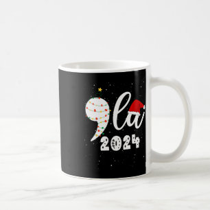Funny Kamala Harris 2024 Comma La Christmas Kaffeetasse