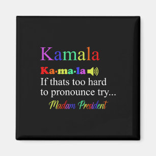Funny Kamala Harris 2024 Frau Präsidentin Harris Magnet