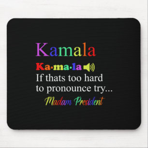 Funny Kamala Harris 2024 Frau Präsidentin Harris Mousepad