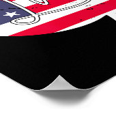 Funny Kamala Harris 2024 Präsident Comma La Americ Poster (Ecke)