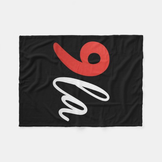 Funny Kamala Harris 2024 Präsident Comma La Fleecedecke (Vorderseite (Horizontal))