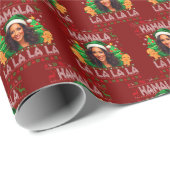Funny Kamala Harris 2024 Weihnachten Geschenkpapier (Rolleneckpunkt)