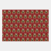Funny Kamala Harris 2024 Weihnachten Geschenkpapier Set (Vorderseite)