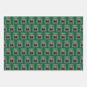 Funny Kamala Harris 2024 Weihnachts Comma La Gift Geschenkpapier Set (Vorderseite 3)