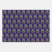 Funny Kamala Harris 2024 Weihnachts Comma La Gift Geschenkpapier Set (Vorderseite 2)