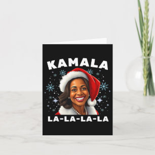 Funny Kamala Harris 2024 Weihnachts Comma La Men W Karte