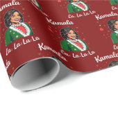 Funny Kamala Harris 2024 Weihnachts Weihnachts Wei Geschenkpapier (Rolleneckpunkt)