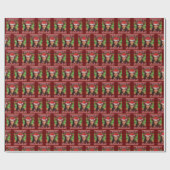 Funny Kamala Harris 2024 Weihnachtskomma La Xmas Geschenkpapier (Flach)