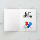 Funny Kamala Harris Birthday - Coconut Tree Karte (Innenseite)