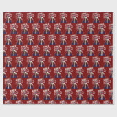 Funny Kamala Harris Christmas Holiday Kamala-la-la Geschenkpapier (Flach)