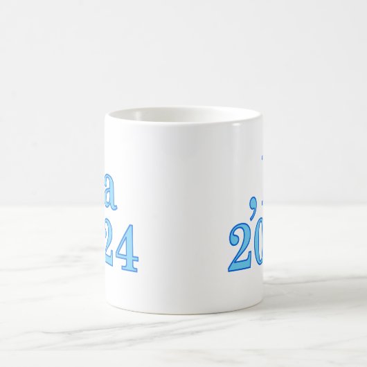 Funny Kamala Harris Comma La 2024 Kaffeetasse (Mittel)