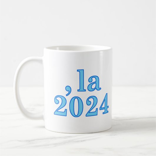 Funny Kamala Harris Comma La 2024 Kaffeetasse (Links)