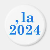 Funny Kamala Harris Comma La 2024 Magnet (Vorne)
