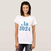 Funny Kamala Harris Comma La 2024 T-Shirt (Vorne ganz)