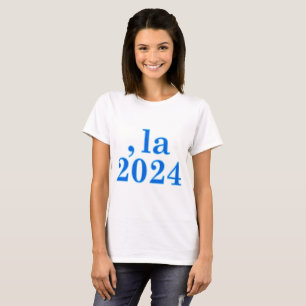 Funny Kamala Harris Comma La 2024 T-Shirt