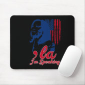 Funny Kamala Harris Comma La Im Speaking Mousepad (Mit Mouse)
