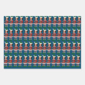 Funny kamala harris Custom Face Foto Elf Xmas Geschenkpapier Set (Vorderseite 2)