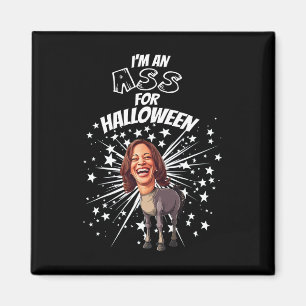 Funny Kamala Harris Donkey Halloween Präsident Cos Magnet