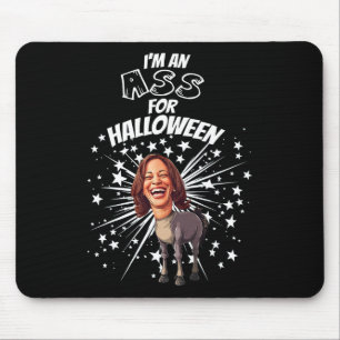 Funny Kamala Harris Donkey Halloween Präsident Cos Mousepad
