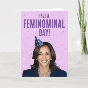 Funny Kamala Harris Geburtstag - Frauentag Karte