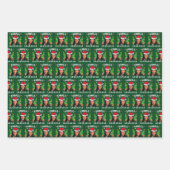 Funny Kamala Harris Pink Weihnachten Geschenkpapier Set (Vorderseite 3)