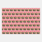 Funny Kamala Harris Pink Weihnachten Geschenkpapier Set (Vorderseite)