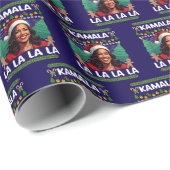 Funny Kamala Harris Political Ugly Gift Christmas Geschenkpapier (Rolleneckpunkt)