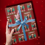 Funny Kamala Harris Political Ugly Gift Christmas Geschenkpapier<br><div class="desc">Funny Kamala Harris Politisches Geschenk Weihnachtswrapping Paper</div>