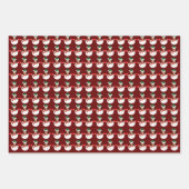 Funny Kamala Harris Snowman Custom Face Foto Xmas Geschenkpapier Set (Vorderseite 2)