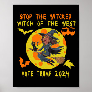 Funny Kamala Harris stoppt die verheerte Hexe der  Poster