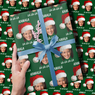 Funny Kamala Harris Weihnachten Geschenkpapier