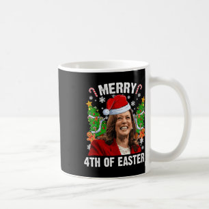 Funny Kamala Harris Weihnachtsfeier Weihnachtsmann Kaffeetasse