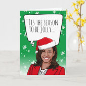 Funny Kamala Weihnachten: 'Das ist die Jahreszeit Karte (Gelbe Blume)