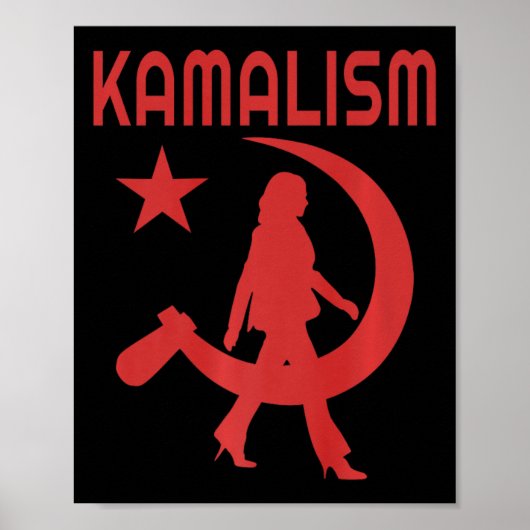 Funny Kamalism Pun Poster (Vorne)