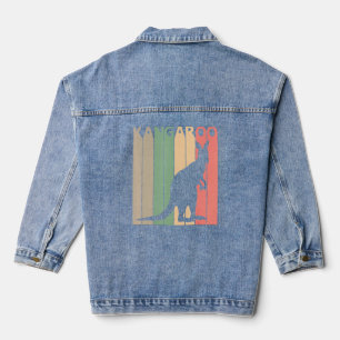 Funny Kangaroo Kostüm Jeansjacke