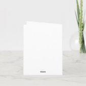 Funny Kangaroo mit Handschuhen für einen Comedy Pu Karte (Rückseite)
