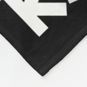 Funny kann dich nicht hören, ich spiele und esse R Fleecedecke (Ecke)