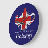 Funny kann uns nicht alle die Oolong Wall Uhr krie (Winkel)