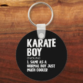 Funny Karate Boys Definition Schlüsselanhänger (Vorderseite)