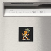 Funny Karate Carrot Karate Karate Trainer Karate Magnet (In Situ (Geschirrspüler))