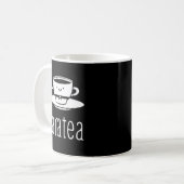 Funny Karate Design Karatea Weißes Licht Essenziel Kaffeetasse (Vorderseite Links)